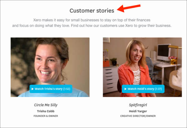 More Customer Stories Example