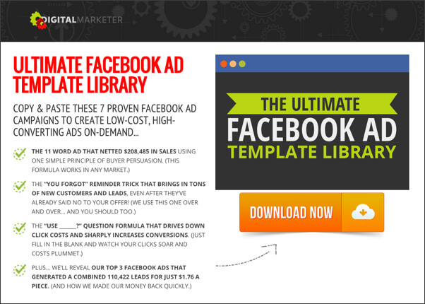 Contoh Template Iklan Facebook