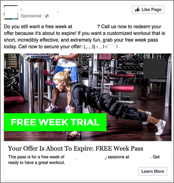 Retargeting Facebook Ad