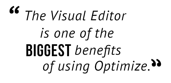 Google Optimize Quotebox