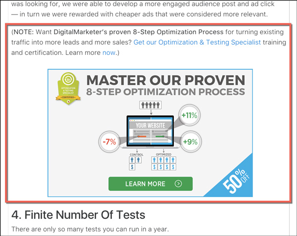 DigitalMarketer Blog CTA