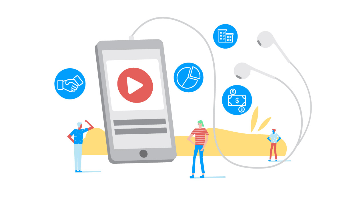 Business Podcasts graphic