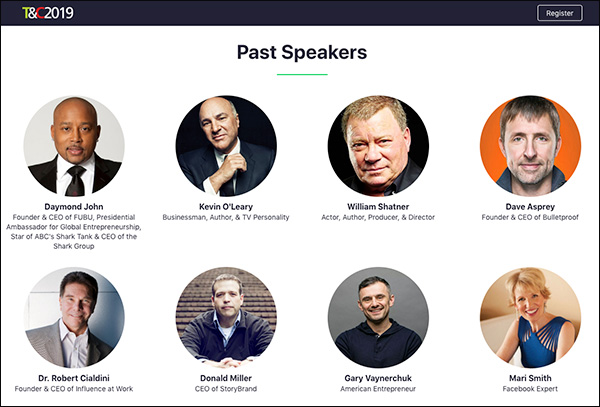 Past speakers of Traffic & Conversion Summit