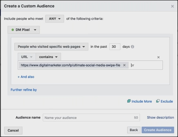 creating a custom ad audience