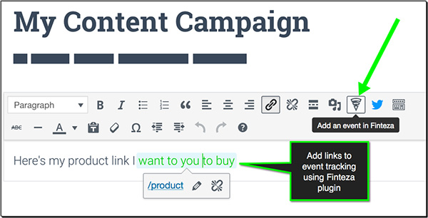 How to add tracking links with Finteza