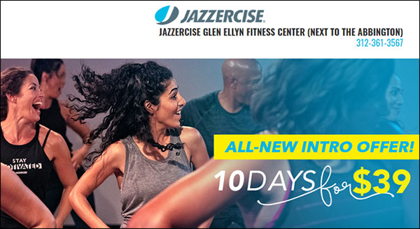Intro offer at extreme discount from a Jazzercise gym