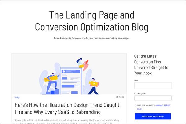 Unbounce Email Newsletter