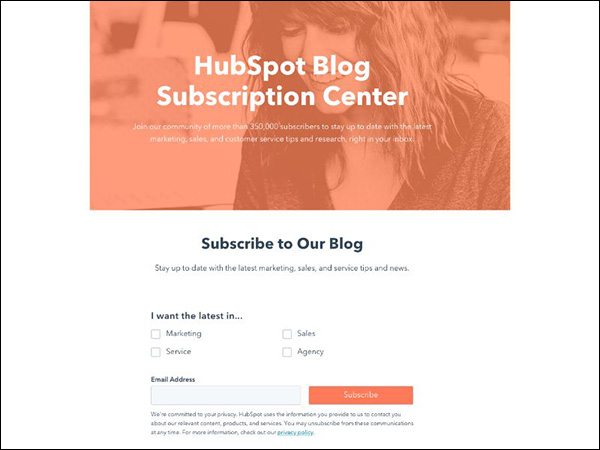 Hubspot Email Newsletter