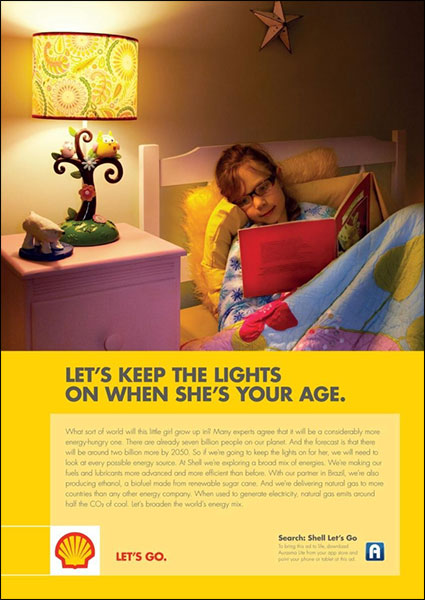  Recent Shell advertisement that embodies the marketing advancement of offering the why.
