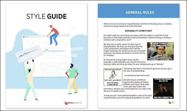 DigitalMarketer's Style Guide General Rules
