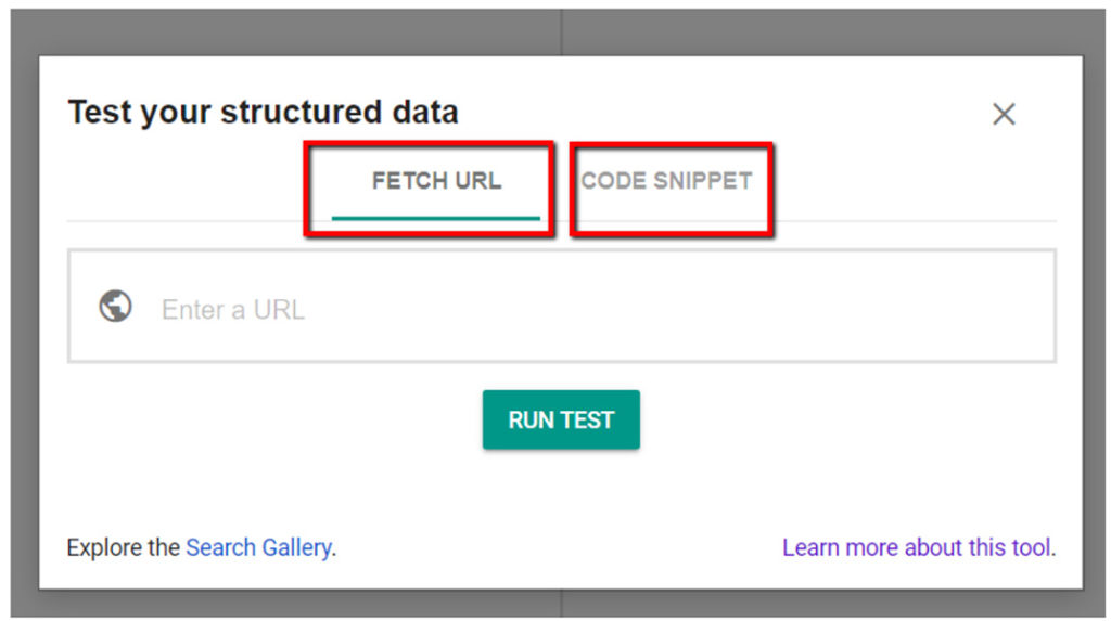 The tool for testing structured data