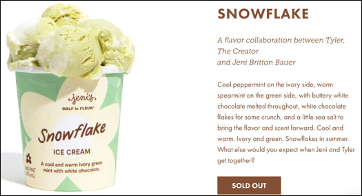 ecommerce strategies of partnerships with ice cream collaboration
