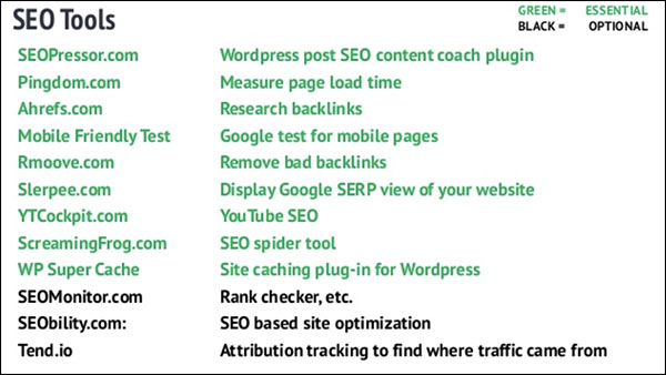 SEO tools
