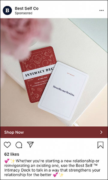 Instagram ad example best yourself co