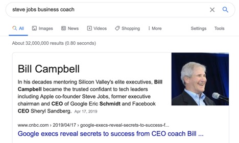 Business coach search results