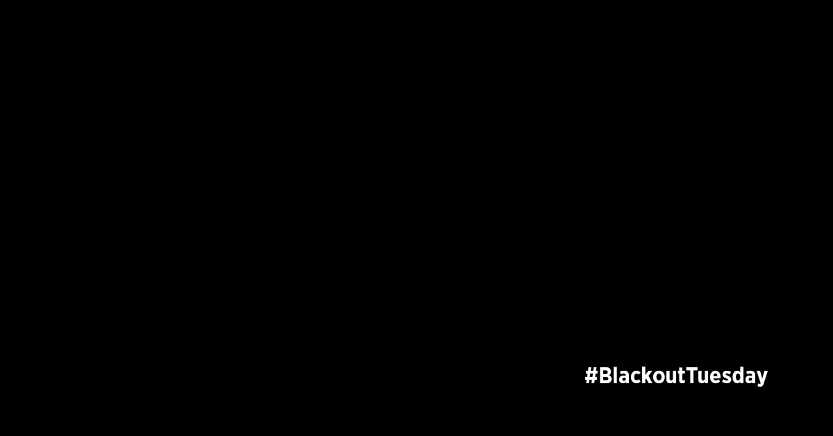 #BlackoutTuesday