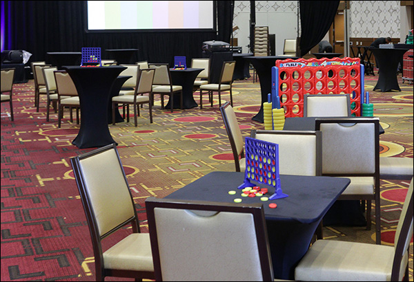 Connect 4 at the Welcome Reception for Content & Commerce Summit 2017