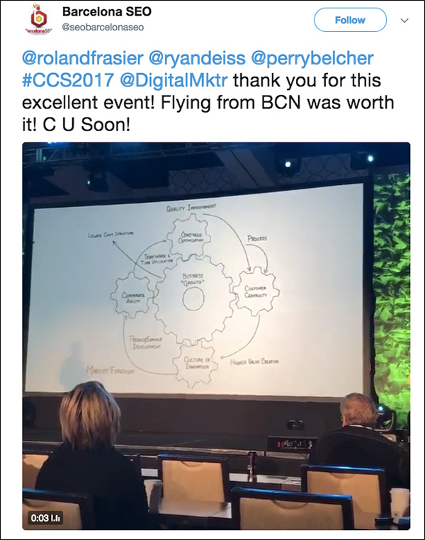 Content & Commerce Summit 2017 attendee sharing about their experience and big takeaway from the event