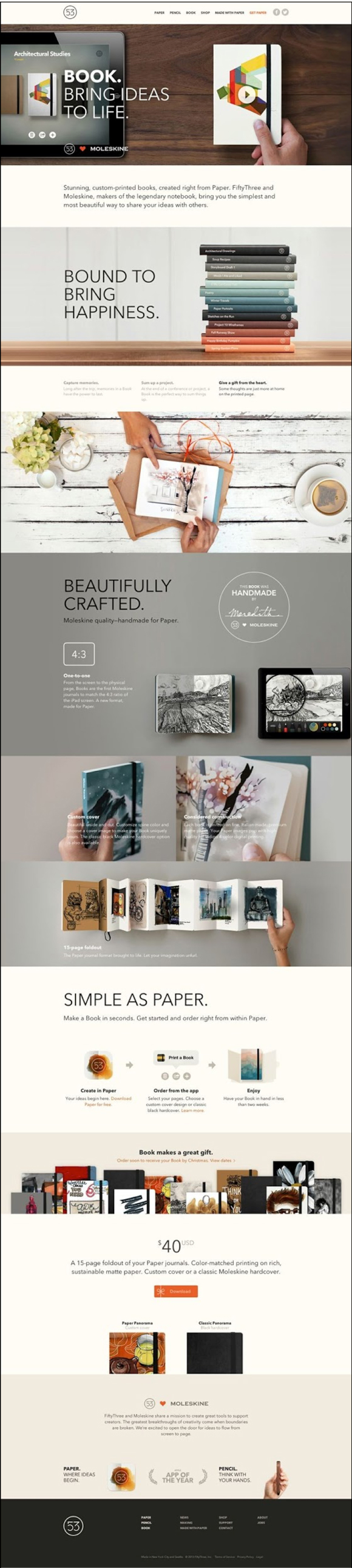 FiftyThree lead nurture email
