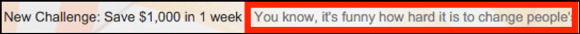 A good example of pre-header text