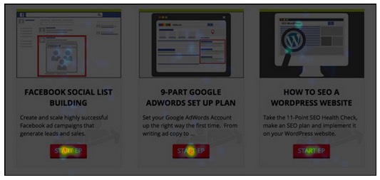 Home Page Heat Map Split Test