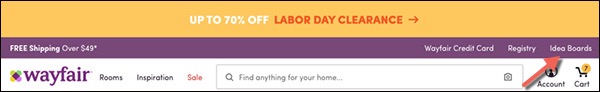 Wayfair's Idea Board