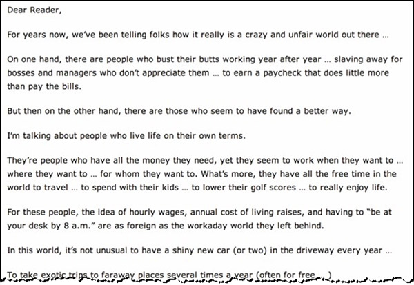 AWAI's Can You Write a Letter Like This One? persuasive sales letter