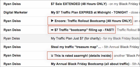 Using Unicode Symbols in Email Subject LInes
