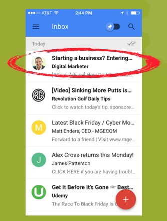 Sending email to Google Inbox