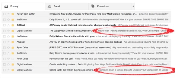 The Second Subject Line Done Right