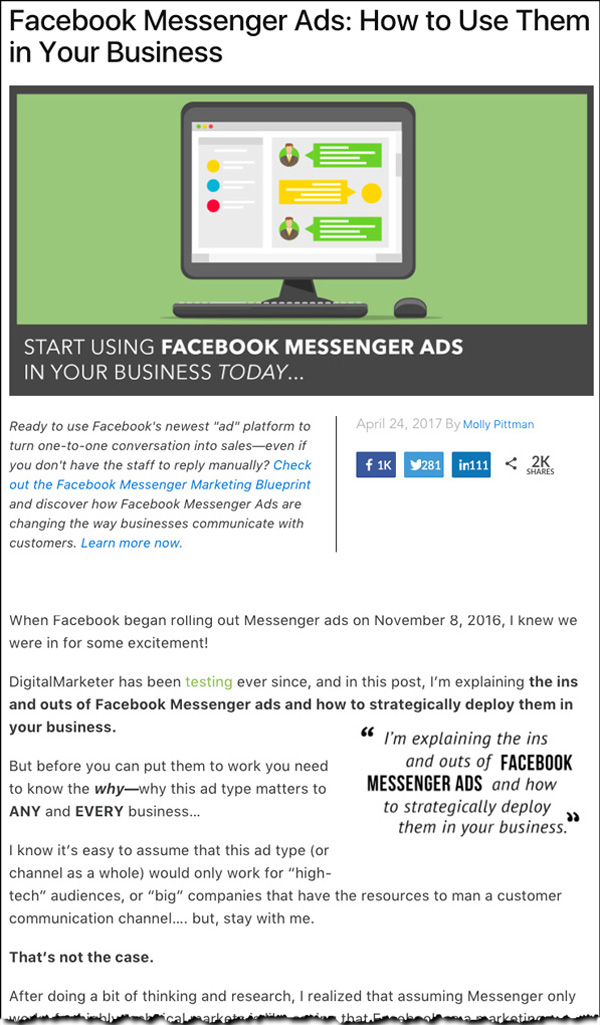 DigitalMarketer blog