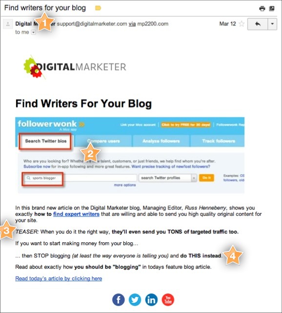 Use a Pattern Interrupt in Your Email