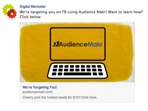 Facebook Call To Action Button Ad