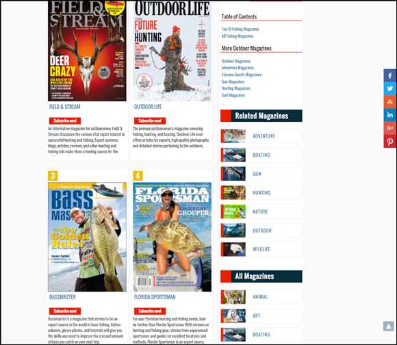 Top Fishing Magazines