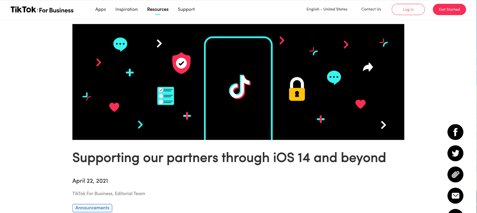 TikTok promises to support their partners as things are changing