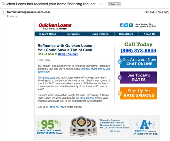 Mobile Lead Generation - Email Follow Up 1