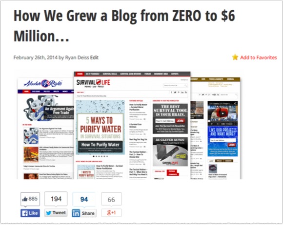 Native Ad Landing Page