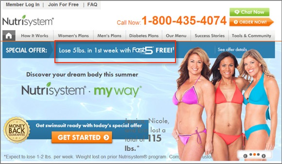 Nutrisystem campaign