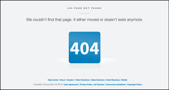 404 page