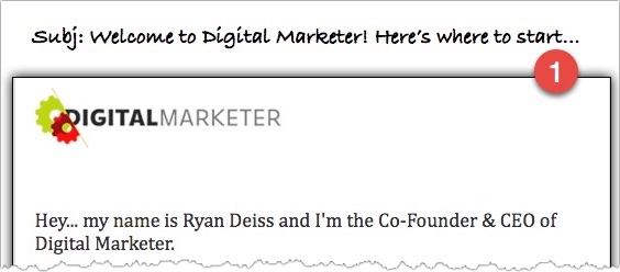 Welcome Email Subject Line