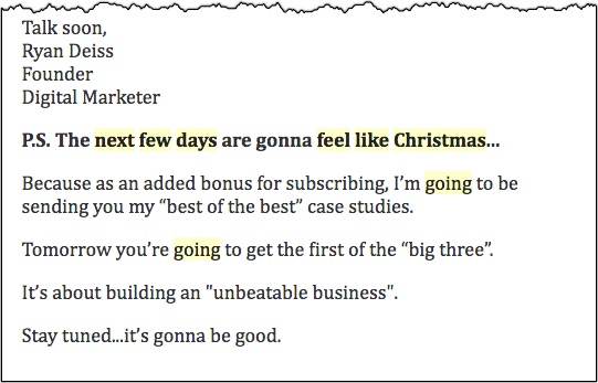 Welcome Email Next Steps