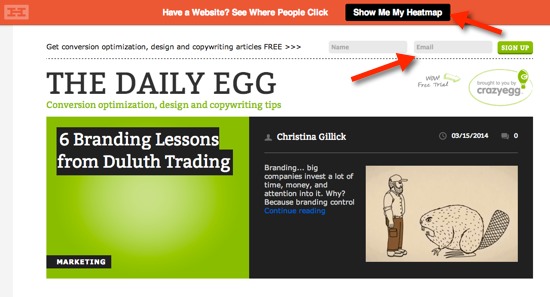 Top Bar Opt-In