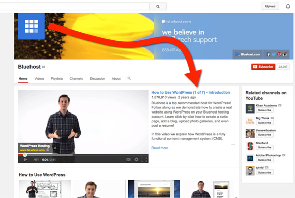 Example YouTube In-Display Ad