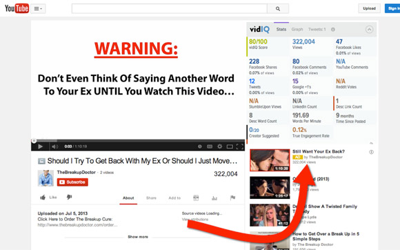 YouTube In-Display Ad Example 2