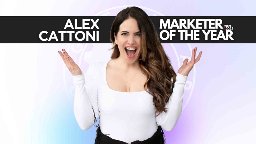 Alex Cattoni DigitalMarketer Marketer of the Year